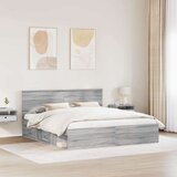  Konstrukcija postelje Siva Sonoma 180 x 200 cm Konstruiran les, (5000104253) | Shoptok.si