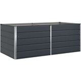 Sadilica Antracit 195 x 100 x 45 cm Cinkani čelik | shoptok.hr