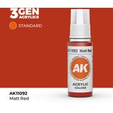 AK Interactive Matt Red 17ml - 3rd Gen Akrilna Boja AK11092 | Eponuda.com
