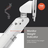 Vogels MOMO4138W,nosač za ekrane do 43" sa pomakom 180° i nagib -20°/+105°,10kg | shoptok.hr