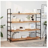 vidaXL Plutajuća polica s uljnim premazom 160x40x4 cm od drva bagrema | shoptok.hr