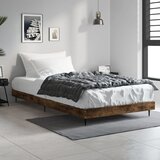 Maison Chic Posteljni okvir - Enojna postelja - Postelja za odrasle brez vzmetnice hrast 90x190 cm inženirski les-J7242, (21765220) | Shoptok.si