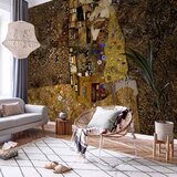  Foto tapeta - Klimt inspiration: Golden Kiss 490x350 Samoljepljiva | shoptok.hr