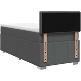  Boxspring krevet s madracem Tamnosiva 90 x 190 cm Tkanina - Tamnosiva jedna veličina Dizajn linija | shoptok.hr