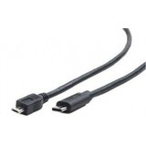 Gembird USB 2.0 micro BM to type-c cable (Micro BM/CM), 1 m CCP-USB2-mBMCM-1M Cene