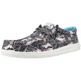 Hey Dude Čevlji Derby WALLY H2O TROPICAL Črna | Shoptok.si