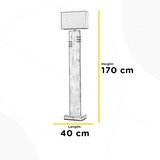 Lesnina XXXL STOJEČA SVETILKA 5037 GEA 40/26/170 cm | Shoptok.si