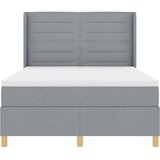 Box spring krevet Svijetlo siva 160 x 200 cm tkanina | shoptok.hr
