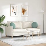  Jastučići za sjedenje 2 pcs Morska zelena Ø 40 x 13 cm Baršun | shoptok.hr
