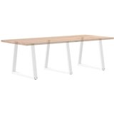  Noge za blagovaonski stol V-oblik 3 kom Bijele 80 x (72-73,3) cm Čelik | shoptok.hr