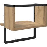  Polica na zidu s policom Umjetnička hrastovina 30 x 25 x 30 cm | shoptok.hr