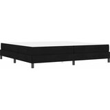  s opruga kutije Crna 200 x 200 cm tkanina | shoptok.hr
