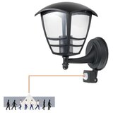  spoljašnje zidno svetlo sa senzorom tevio 1xE27/60W/230V IP54 crno | Eponuda.com