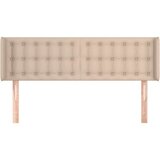  Uzglavlje s ušima boja cappuccina 147x16x78/88 cm umjetna koža | shoptok.hr