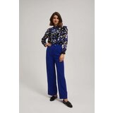 Marisse Blue Floral Ruffle Shirt | ePonuda.com