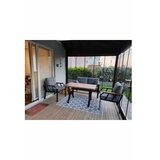 Hanah home baštenska garnitura nergiz 2+1+1 grey | Eponuda.com