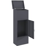  Sandučić za pakete Antracit 44,5 x 29 x 110,5 cm Čelik | shoptok.hr