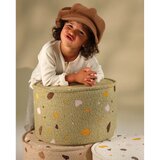 Wigiwama Zeleni dječji tabure od bouclé tkanine/od šenila Terrazzo – | shoptok.hr