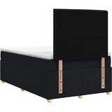  Boxspring krevet s madracem Crna 120 x 200 cm Tkanina | shoptok.hr