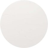  Ploča za stol okrugla bijela Ø 90 x 3 cm od masivne borovine | shoptok.hr