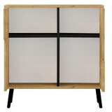 Hanah home višenamenski ormar darien sapphire oak black wood | Eponuda.com
