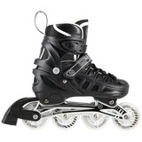 Nils Extreme 4 u 1 role i klizaljke s LED rasvjetom crne veličina S 31–34 | shoptok.hr