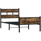  Okvir kreveta bez madraca dimljena boja hrasta 90x200 cm drveni | shoptok.hr