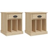 Maison Chic Dvo delni komplet Nočne omarice - Nočne mize Sonoma hrast 43x36x50 cm, (21686949) Cene