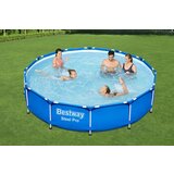 Montažni bazen 12FT 366 x 76 cm Steel Pro MAX Deluxe BESTWAY | shoptok.hr