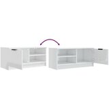 TV ormarić sjajni bijeli 80x35x36,5 cm konstruirano drvo | Eponuda.com