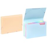 Viquel expanding organizer sa 6 pregrada i gumicom Rainbow pastel sortirano ( 04CK30 ) Cene