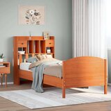  Krevet s regalom za knjige bez madraca 75 x 190 cm od borovine | shoptok.hr