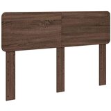  Konstrukcija postelje z vzglavjem Rjav hrast 140 x 200 cm, (5000102837) | Shoptok.si