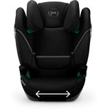 Cybex Avtosedež i-size 100-150 cm Solution S2 i-fix moon black | Shoptok.si