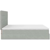 vidaXL Okvir kreveta s madracima svijetlosivi 180x200cm baršunasti | shoptok.hr