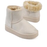 Capone Outfitters Capone Women's Sheepskin Mid-Length Boots with Round Toes. Cene