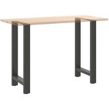 vidaXL Noge kavne mizice antracit 2 kosa 50x(90-91) cm jeklo | Shoptok.si