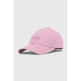 Boss Bombažna bejzbolska kapa vijolična barva