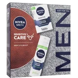 Nivea Men Sensitive Care set: vodica po britju Men Sensitive 100 ml + pena za britje Men Sensitive 200 ml