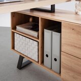 Mömax Kotna Pisalna Miza Carmelo Ii | Shoptok.si