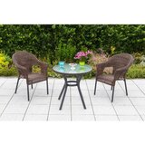 Gardenson Vrtna Garnitura Ravenna, Temno Rjava, 3-Delna | Shoptok.si