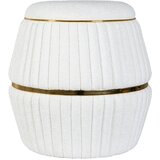 Kayoom TABURE, tekstil bela, zlate barve | Shoptok.si