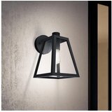 Eglo Mirandola vanjska zidna/1, e27, 60w, ip44, aluminij/staklo/crna | shoptok.hr