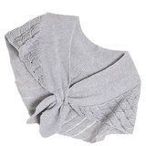 INF Pleten šal za ženske, spomladanska in jesenska modna pašmina Grey, (21755527) | Shoptok.si
