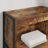 Ormarić za knjige Dimni hrast 60 x 30 x 121 cm | Eponuda.com