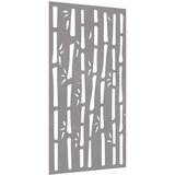  Vrtni zidni ukras 105 x 55 cm čelik COR-TEN s uzorkom bambusa | Eponuda.ba
