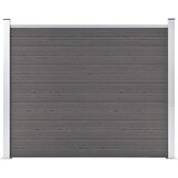 PANEL za ogradu WPC 180 x 146 cm sivi | Eponuda.com
