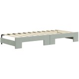  Dnevni krevet na razvlačenje svjetlosivi 80 x 200 cm baršunasti | shoptok.hr