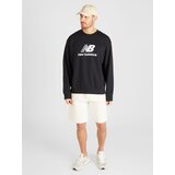 New Balance Majica črna / bela | Shoptok.si