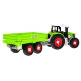 Traktor za sastavljanje za djecu, sa prikolicom i korpom - zeleni | Shoptok.si